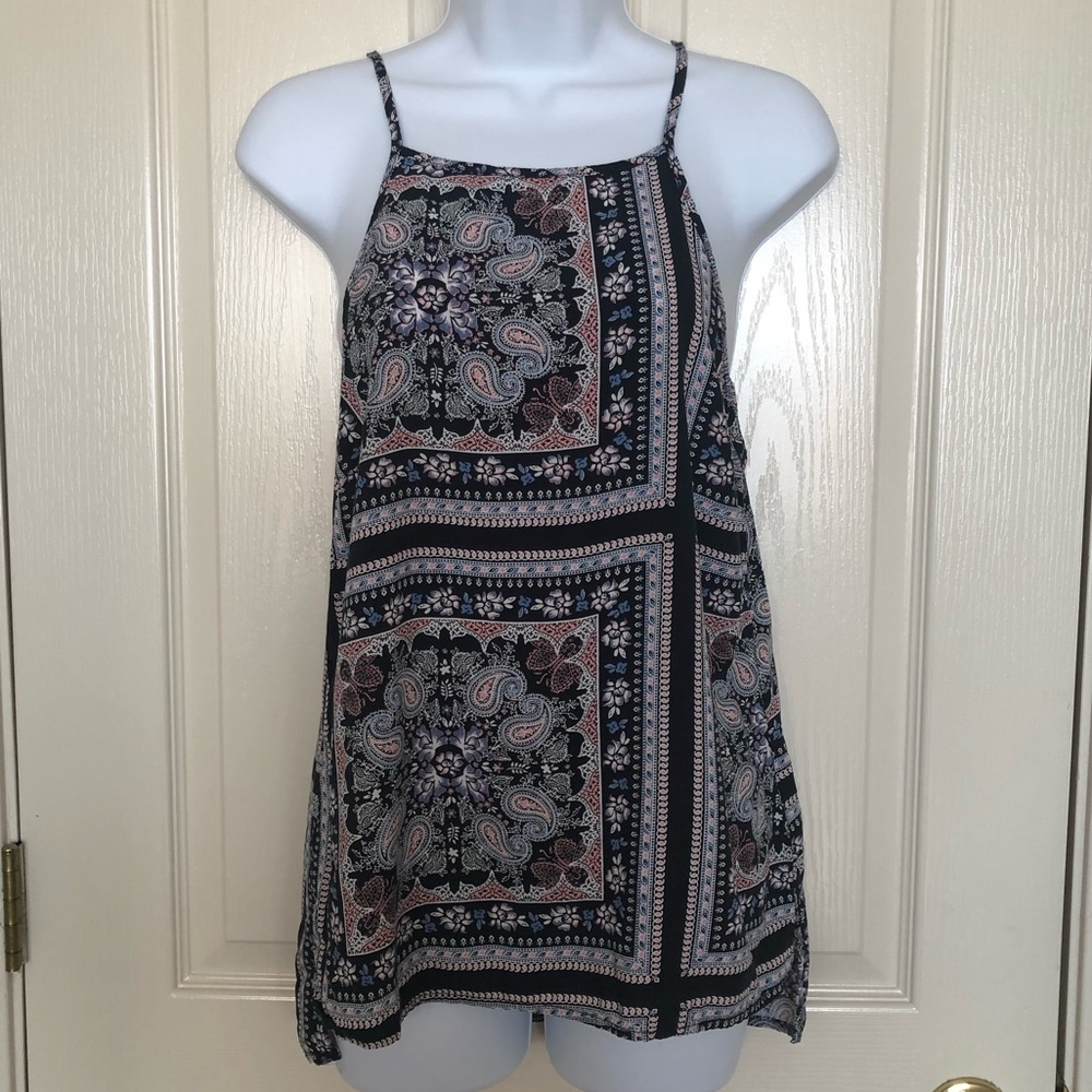 Cotton ON Paisley Flowy Top Size XS